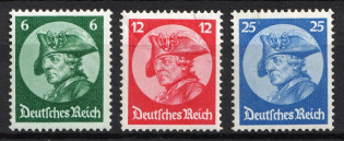 1933 Weimar Republic, Germany (Mi. 479 - 481, Full Set, CV $70)