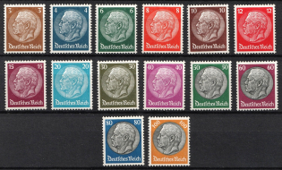1933 Weimar Republic, Germany (Mi. 482 - 495, Full Set, CV $260)