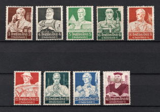 1934 Third Reich, Germany (Mi. 556 - 564, Full Set, CV $130)