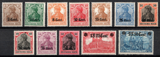 1916 Western Lands, German Occupation, Germany (Mi. 1 - 12, Full Set, CV $80)
