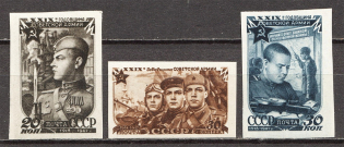 1947 USSR 29th Anniversary of the Soviet Army (Full Set, MNH)