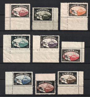 1920 Lost Territories Propaganda Stamps, Germany (MNH)