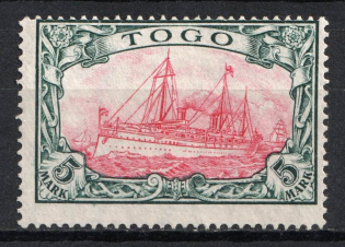 1900 5m Togo, German Colony