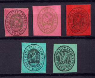 Boyd's City Express Post, United States Locals & Carriers, Group (Genuine)