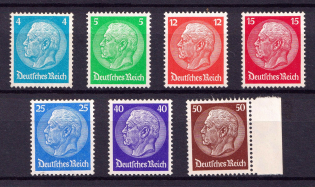 1932 Weimar Republic, Germany (Mi. 467 - 473, Signed, Full Set, CV $220, MNH)