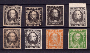Kochersperger & Co. Blood's Philadelphia Penny-Post, United States Locals & Carriers (Old Reprints and Forgeries)