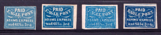 Eagle Post Adam's Express, United States Locals & Carriers (Old Reprints and Forgeries)