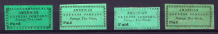 2c American Express Company, United States Locals & Carriers (Old Reprints and Forgeries)