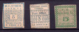 United States Locals & Carriers (Old Reprints and Forgeries)