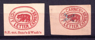 Carnes City Letter Express, United States Locals & Carriers (Old Reprints and Forgeries)