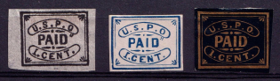 1c U. S. P. O., United States Locals & Carriers (Old Reprints and Forgeries)