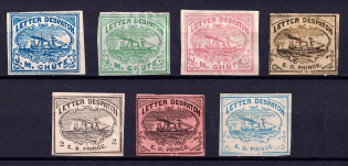 Letter Dispatch E. D. Prince, United States Locals & Carriers (Bogus Stamps)