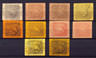5c City Winan's Post, United States Locals & Carriers (Bogus Stamps)