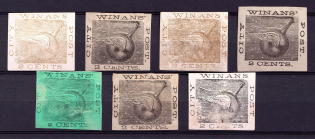 2c City Winan's Post, United States Locals & Carriers (Bogus Stamps)