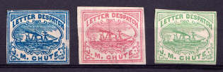 Letter Dispatch J. M. Chute, United States Locals & Carriers (Bogus Stamps)