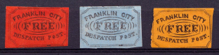 Franklin City Dispatch Post, United States Locals & Carriers (Bogus Stamps)