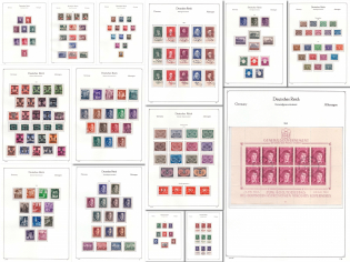 1939-44 General Government, Germany, Collection (14 Pages, Full Sets, CV $600, Canceled)