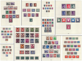 1940-44 General Government, Germany, Collection (8 Pages, Full Sets, MNH)