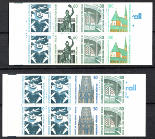 1989 West Berlin, Germany, Souvenir Sheets (CV $120, MNH)