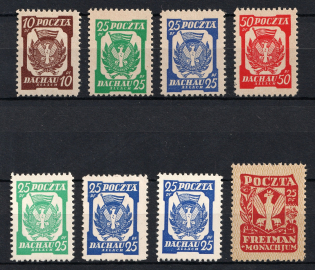 1945 Dachau, Poland, Polish DP Camp (Displaced Persons Camp), Poland