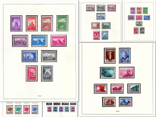 Serbia, German Occupation, Germany, Collection (6 Pages, Full Sets, CV $100)