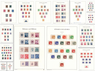 1939-45 Bohemia and Moravia, Germany, Collection (15 Pages, Full Sets)