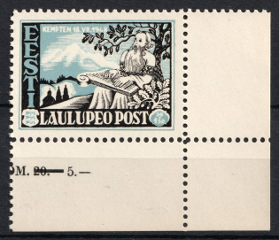 1948 Kempten, Estonia, Baltic DP Camp (Displaced Persons Camp) (MNH)