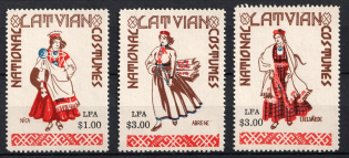 Latvia, National Costumes (MNH)