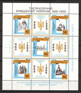 1988 Millennium of Christianization of Kievan Rus' (MNH)