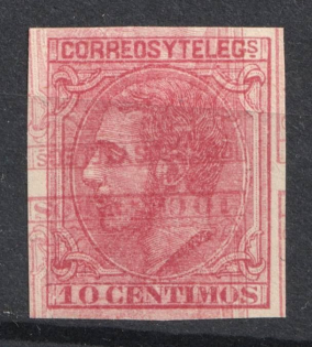 10c Spanish Colonies (DOUBLE Printing, Print Error)