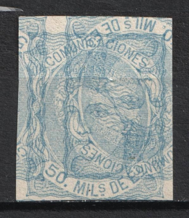 Spanish Colonies (DOUBLE+INVERTED Printing, Print Error)