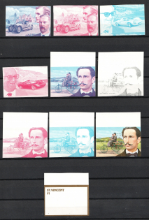 St. Vincent, British Commonwealth (PROOFS, MNH)