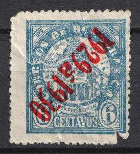 1929-30 Honduras (INVERTED Overprint, Print Error)