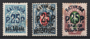 1920 Batum British Occupation, Russia Civil War (Mi. 37b, 38a, 40b, CV $680)
