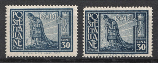 30c Italy (INVERTED Watermark, Print Error)