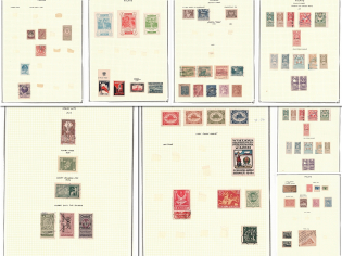 Poland, Non-Postal Stamps, Collection (7 Pages)