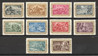 1952 Ukrainian Insurgent Army Underground (Gold Frame, Full Set, MNH)