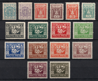1922 Poland (Mi. 1 - 16, Full Set, CV $50)