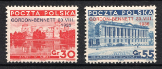 1936 Poland (Mi. 313 - 314, Full Set, CV $40)