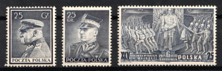 1939 Poland (Mi. 357 - 359, Full Set, CV $30)