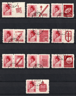 1948 15zl Poland (Coupons, Mi. 514 Zf, Canceled, CV $80)