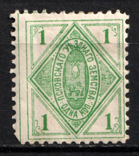 1891 1k Pskov Zemstvo, Russia (Schmidt #11)