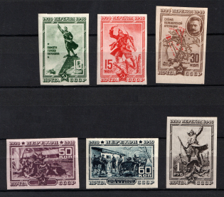 1940 The 20th Anniversary of Fall of Perekop, Soviet Union USSR (Imperforated, Full Set, MNH)
