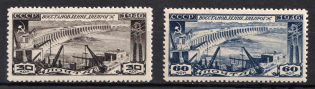1946 The Reconstruction of Dneproges, Soviet Union USSR (Full Set, MNH)