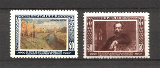 1950 USSR 50th Anniversary of the Death of Levitan (Full Set)