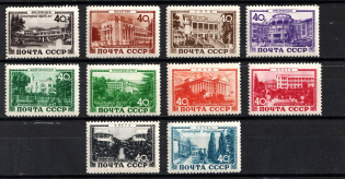 1949 Sanatoria of the USSR, Soviet Union USSR (Full Set, MNH)