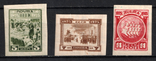 1925 Centary of Decembrist Revolution, Soviet Union USSR (Imperforated, Full Set)