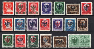 1944 Ljubljana, German Occupation, Germany (Mi. 1 - 20, Full Set, Signed, CV $310)