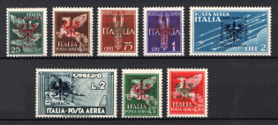 1944 Ljubljana, German Occupation, Germany (Mi. 21 - 28, Full Set, Signed, CV $260)