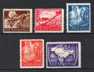 1943 Indian Legion, Germany (Mi. I A, II a, II A, V A, X A)